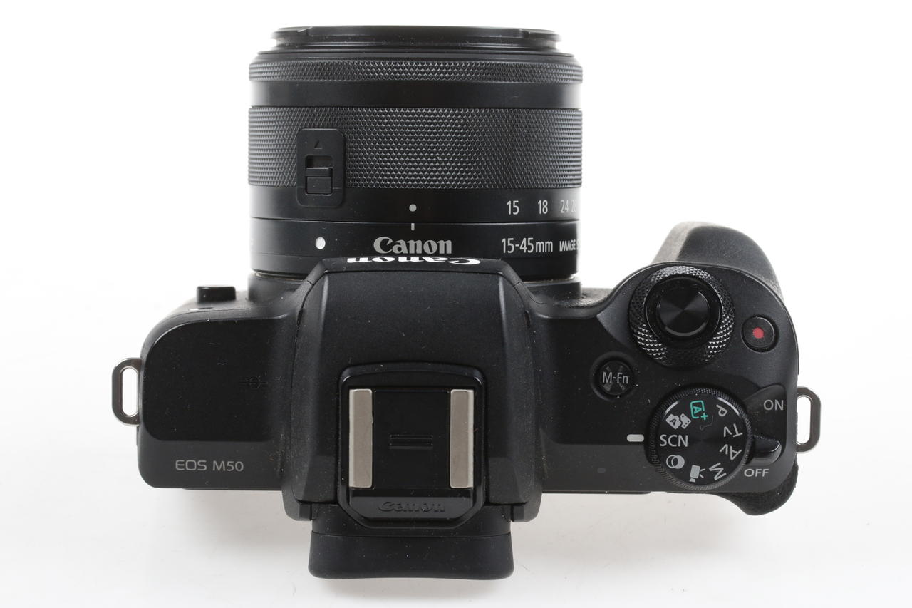 Canon EOS M50 mit EF-M 15-45mm IS STM : Schwarz - #653042004506