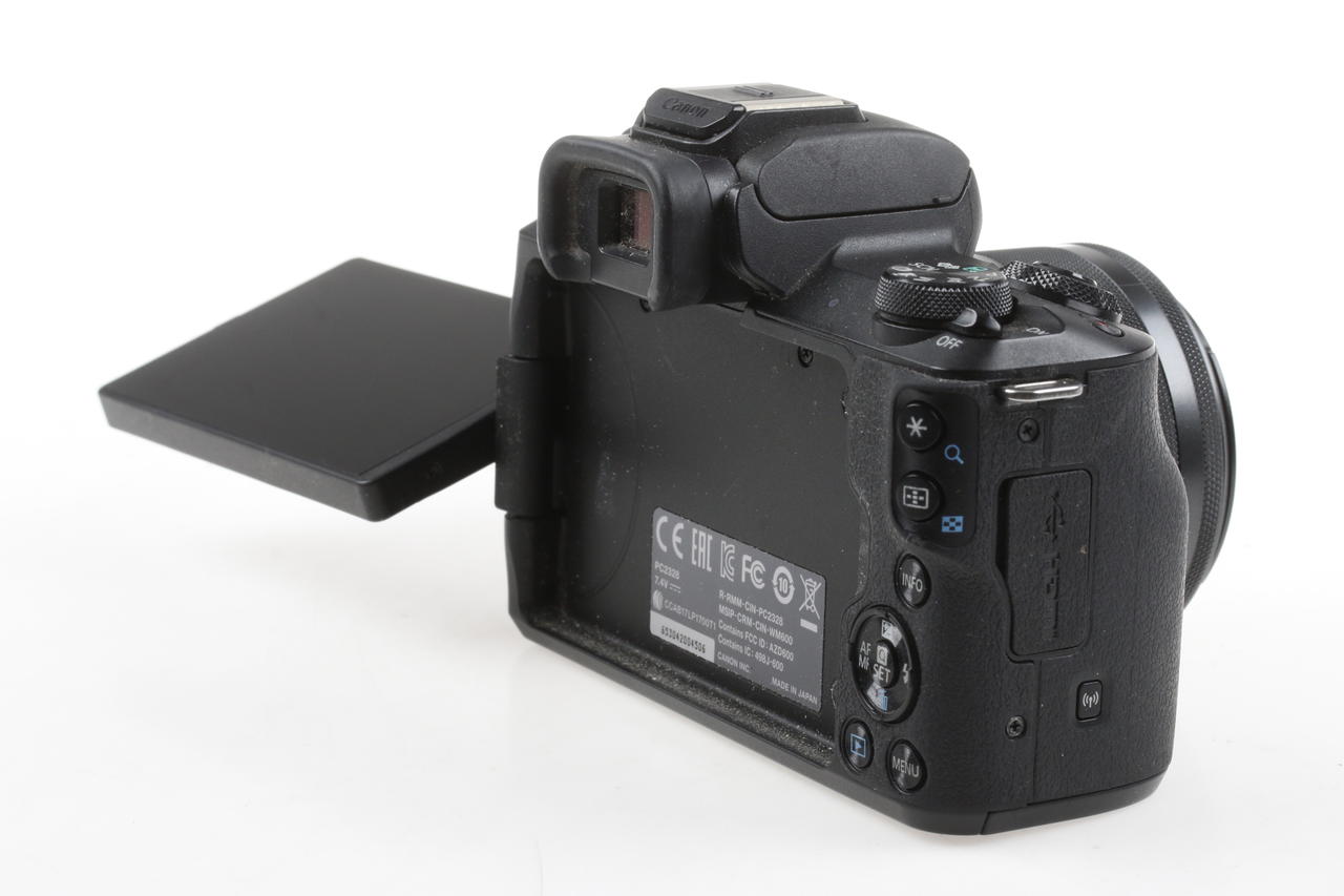 Canon EOS M50 mit EF-M 15-45mm IS STM : Schwarz - #653042004506