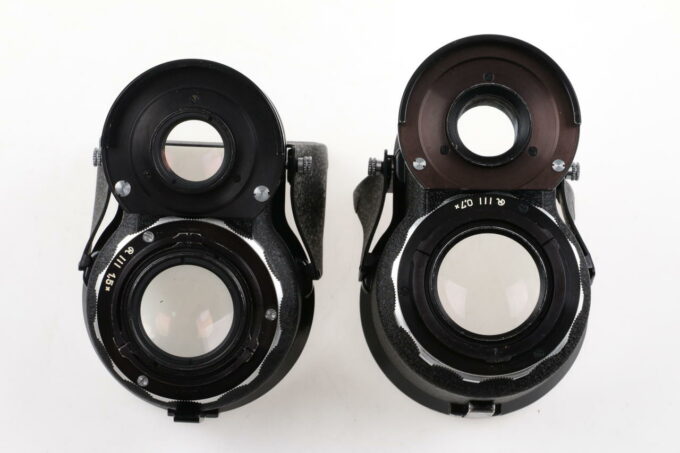 Rollei Mutar Satz 0,7x und 1,5x für Rolleiflex Bajonett III