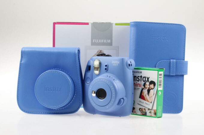 FUJI INSTAX Mini 9 Funset kobaltblau SET