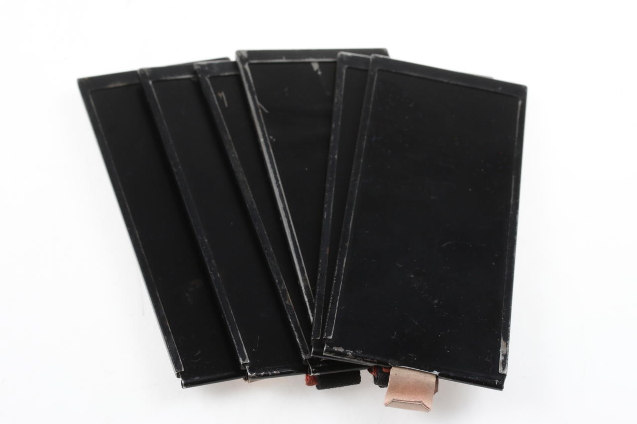 Kassetten für Glasplatten Stereo 5 x 12,7cm - 6 Stück