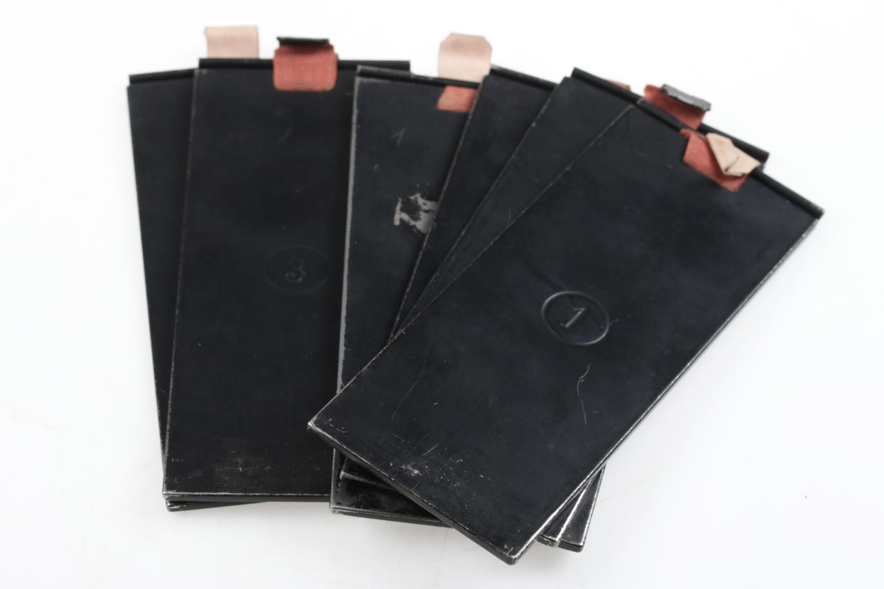 Kassetten für Glasplatten Stereo 5 x 12,7cm - 6 Stück