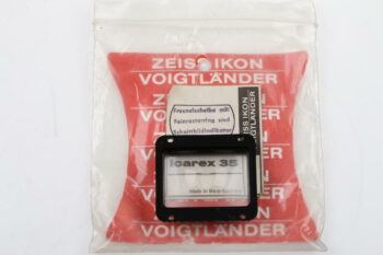 Zeiss Ikon Fresnelscheibe für Icarex 35 Feinraster und Schnittbild 20.1309