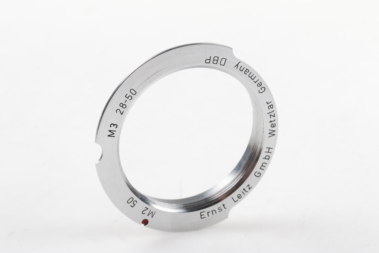 Leica Adapterring für M39 auf Leica M - M2 50mm und M3 28-50mm