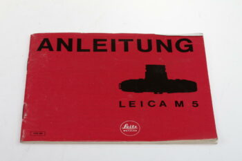 Leica Bedienungsanleitung für M5