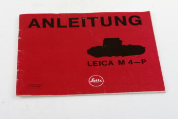 Leica Bedienungsanleitung für M 4-P