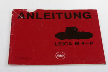 Leica Bedienungsanleitung für M 4-P