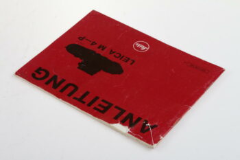 Leica Bedienungsanleitung für M 4-P