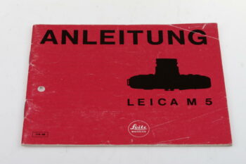 Leica Bedienungsanleitung für M5
