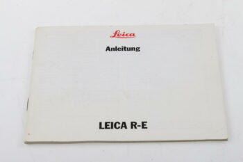 Leica Bedienungsanleitung für R-E