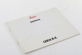 Leica Bedienungsanleitung für R-E