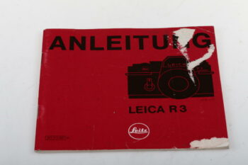 Leica Bedienungsanleitung für R3