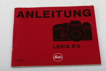 Leica Bedienungsanleitung für R3