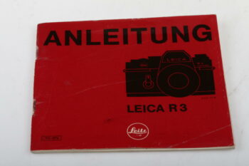 Leica Bedienungsanleitung für R3