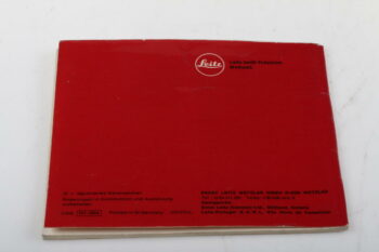 Leica Bedienungsanleitung für R3