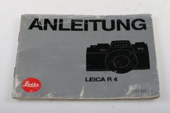 Leica Bedienungsanleitung für R4