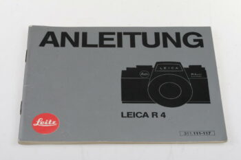 Leica Bedienungsanleitung für R4
