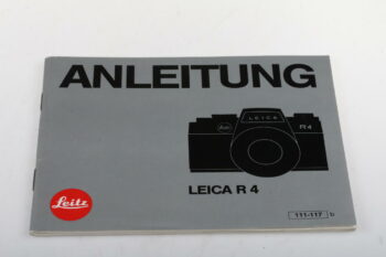 Leica Bedienungsanleitung für R4