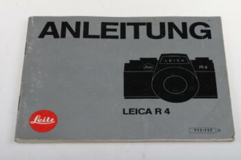 Leica Bedienungsanleitung für R4