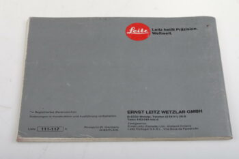 Leica Bedienungsanleitung für R4