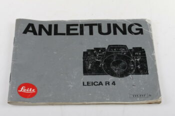 Leica Bedienungsanleitung für R4