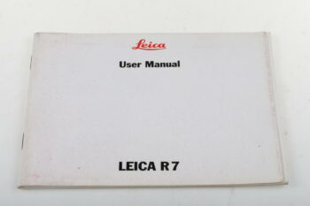 Leica Bedienungsanleitung für R7