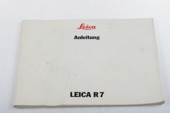 Leica Bedienungsanleitung für R7