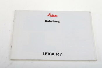 Leica Bedienungsanleitung für R7