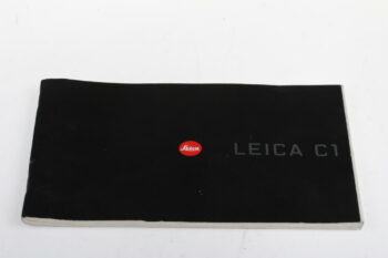 Leica Bedienungsanleitung für C1