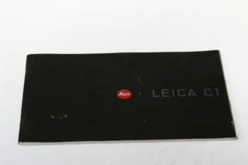 Leica Bedienungsanleitung für C1