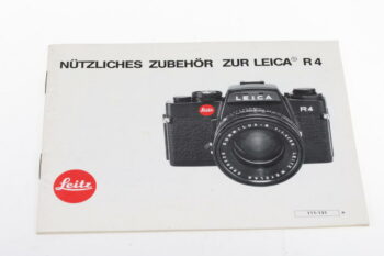Leica Bedienungsanleitung Nützliches Zubehör zur R4