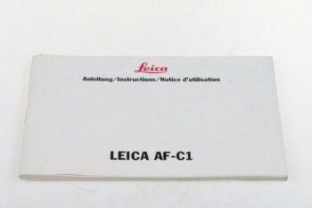 Leica Bedienungsanleitung für AF-C1
