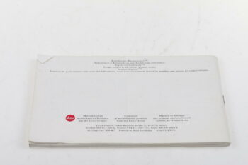 Leica Bedienungsanleitung für AF-C1