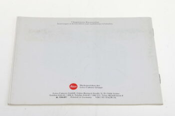Leica Bedienungsanleitung für mini zoom