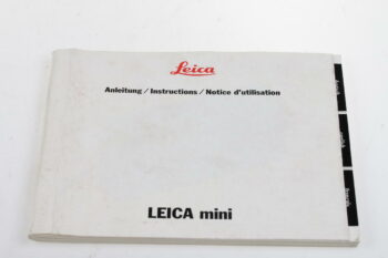 Leica Bedienungsanleitung für mini