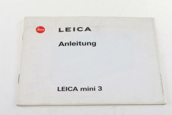 Leica Bedienungsanleitung für mini 3
