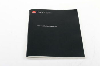 Leica Manuel d`utilisation V-LUX 1