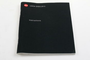 Leica Instructions for DIGILUX 3 (Manual)