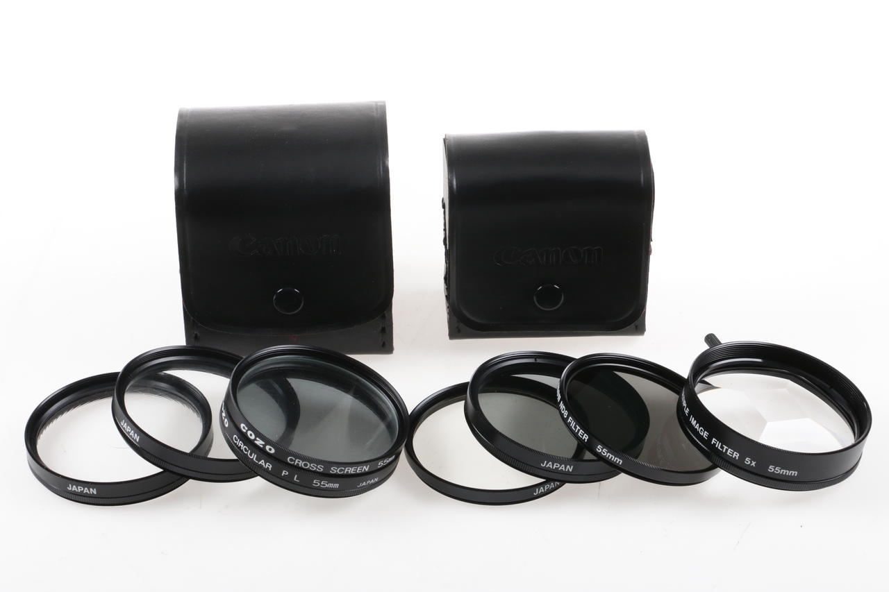 Canon/Gozo Filtersatz für 55mm - 8 Filter