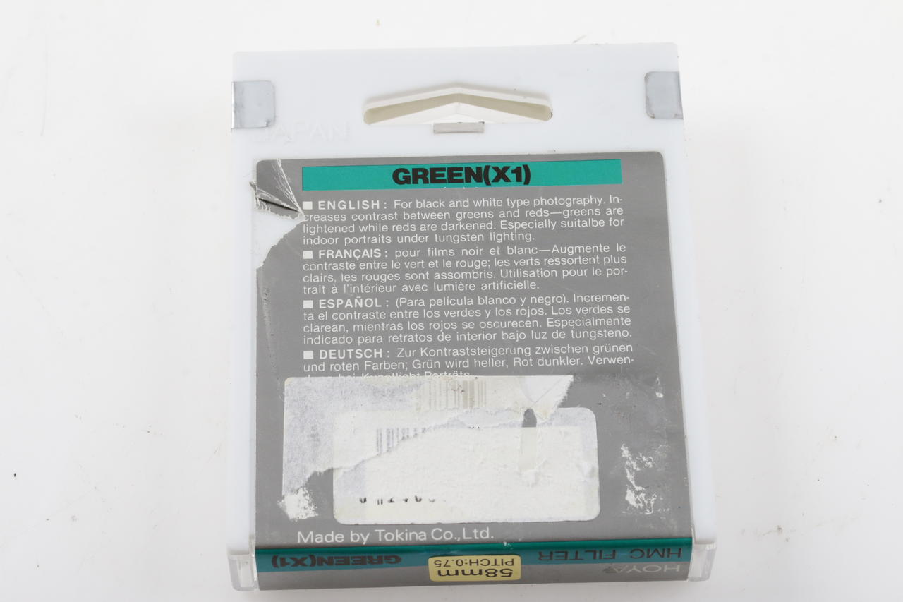 Hoya Grünfilter X1 58mm