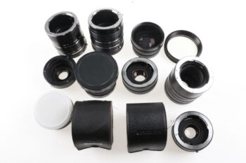 Konvolut diverse Objektive - 26 Stück Bastlergeräte