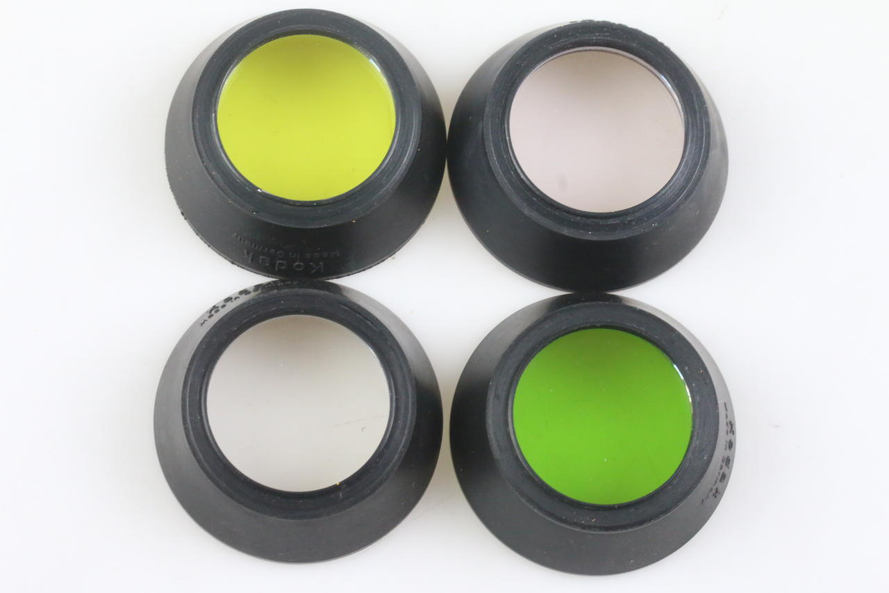 Kodak Gummi- Gegenlichtblenden mit Filter UV/R/Gr/G - Image 3