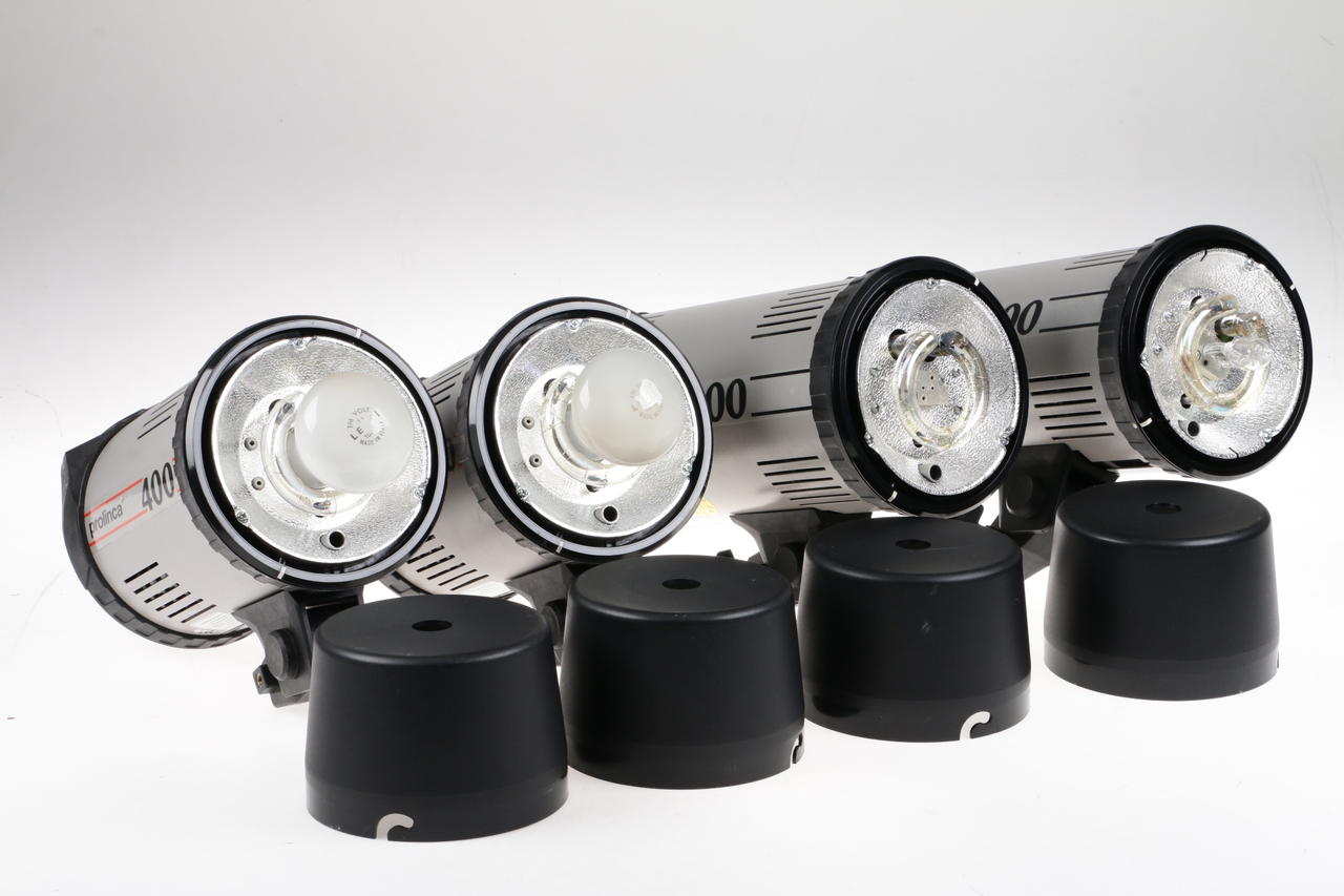 Elinchrom Blitzanlage 2x 1000 und 2x Prolinca 400, Zubehör