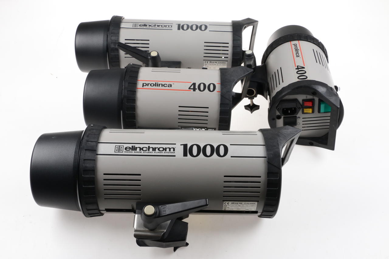 Elinchrom Blitzanlage 2x 1000 und 2x Prolinca 400, Zubehör - Image 3