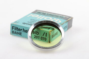 Rollei Gelbfilter hell Rolleiflex Bajonett I