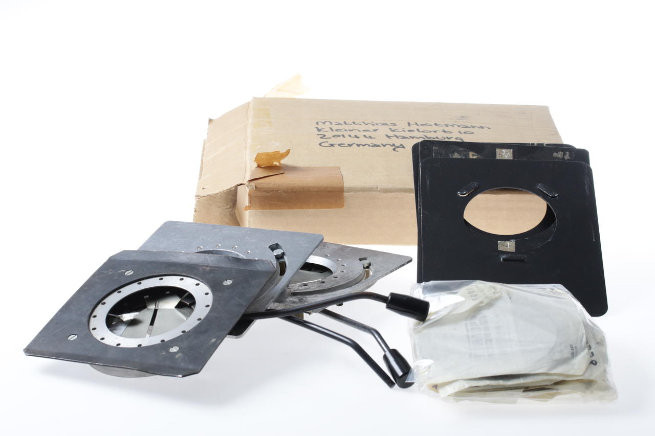 Gobosatz mit Blenden und Filterhalter für Spot