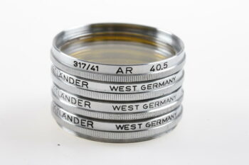 Voigtländer Filtersatz 40,5mm UV, Gelb G3, Focar 0,5 und 1m
