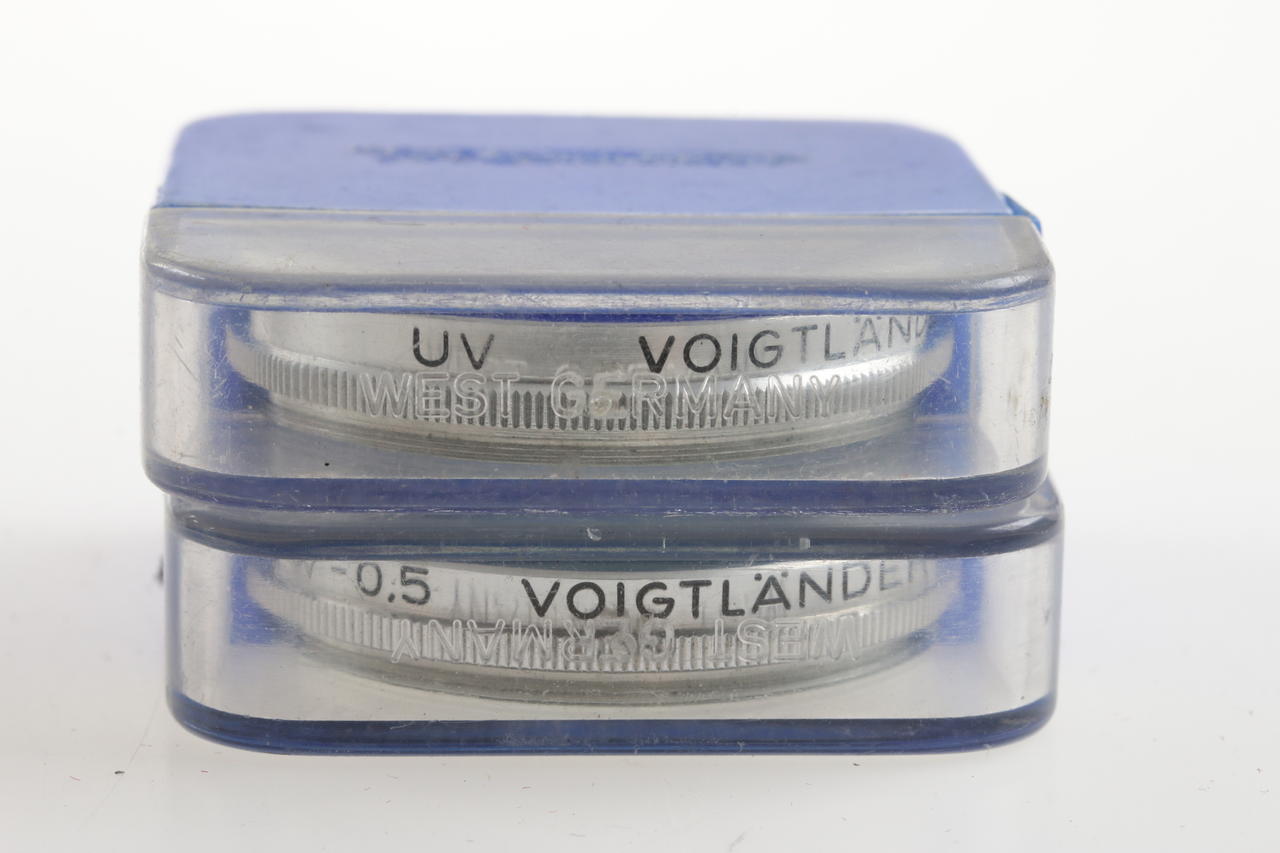 Voigtländer Filtersatz 40,5mm UV, Gelb G1,5, Focar 0,15, 0,5 und 1m