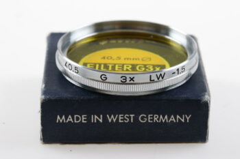 Voigtländer Gelbfilter G 3x LW -1,5 - 302/41 - 40,5mm