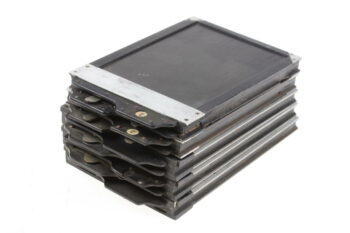 Holzkassetten für Glasplatten schwarz (11x17,2cm) - 5 Stück